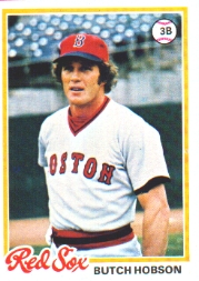 1978 Topps Baseball Cards      155     Butch Hobson